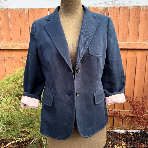 Classic Brooks Brothers Tailored Navy Blazer - Picture 13 of 16